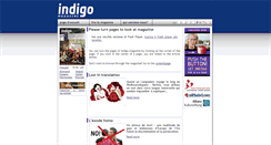 Desktop Screenshot of fr.indigomagazine.eu